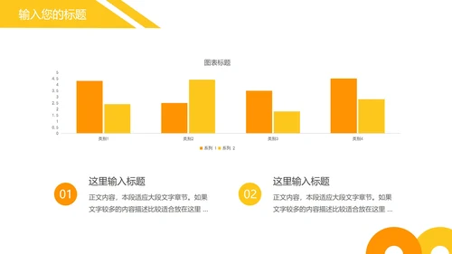 黄色渐变几何工作总结汇报PPT模板
