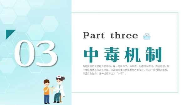 简约风急救中毒知识培训PPT模板护理