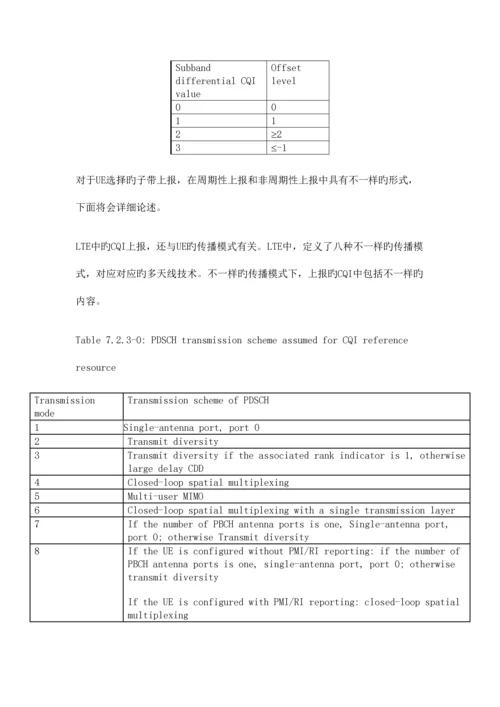 2023年LTE基础CQI上报笔记.docx