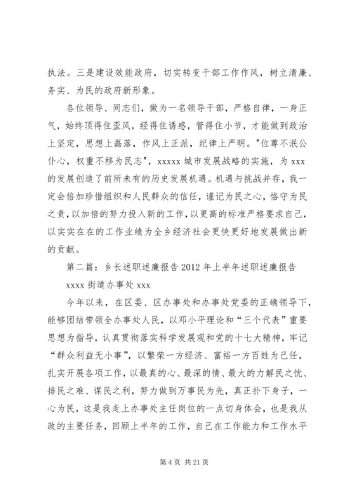 乡长年度述职述廉报告.docx