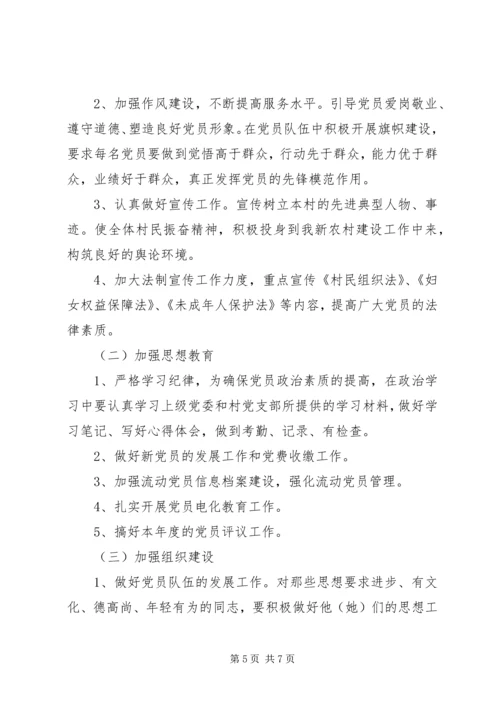 村党总支XX年度工作计划.docx