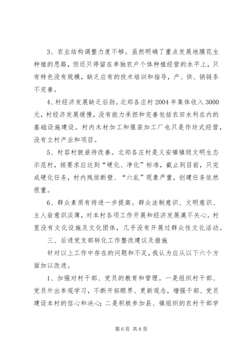 村后进党支部转化工作调研报告 (6).docx