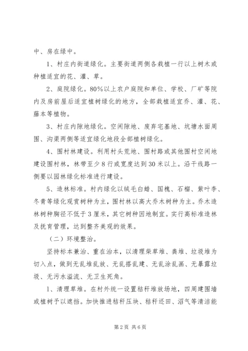 全区村庄绿化及环境整治意见.docx