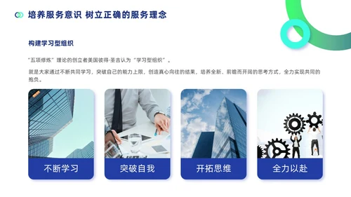蓝色简约商务风高速公路收费员服务技能礼仪培训PPT模版