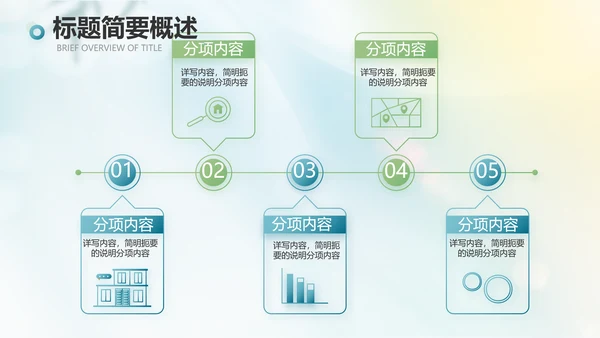 小清新中国风春天旅游电子相册动态PPT