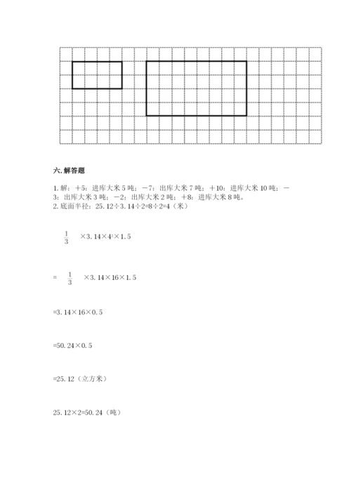 六年级下册数学期末测试卷【夺分金卷】.docx
