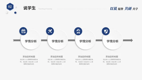 蓝色简约微粒体教师说课教学课件教育教学设计ppt模板