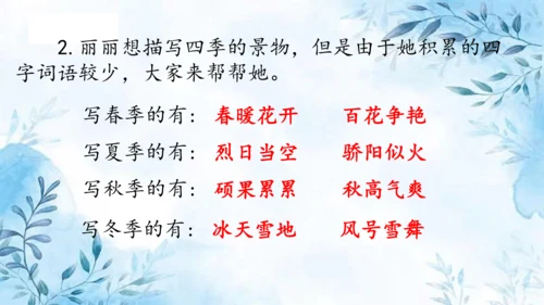 部编版五年级上册第七单元复习  课件