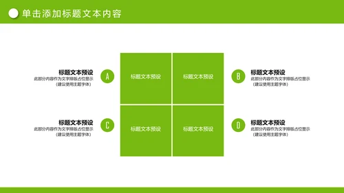 绿色清新节约用水公益宣传活动PPT模板