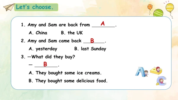 Module 1 Unit 1 Did you come back yeterday ？课件（共32