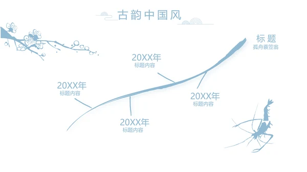 大气中国风党风廉政文化工作总结PPT