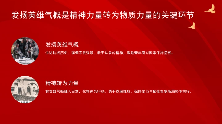 新时代为青年讲好伟大抗战精神ppt课件