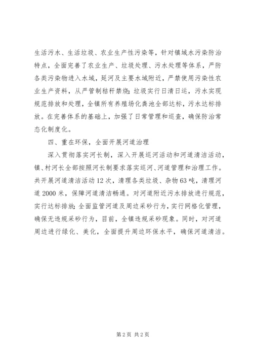 乡镇水污染防治工作自查报告.docx