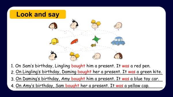 Module 6 Unit 1 It was Daming's birthday yesterday