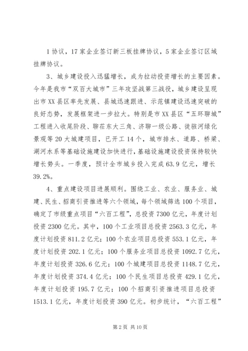 迎接省发改委一季度经济形势和重点工作调研督导方案.docx