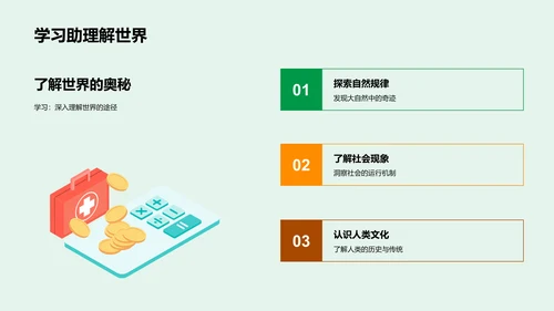 实践中的学习乐趣PPT模板