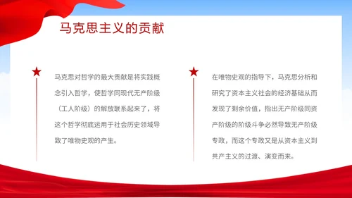 简约大气马克思诞辰纪念日纪念马克思诞辰205周年主题PPT
