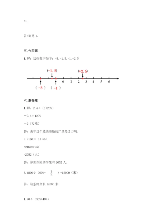 小升初数学期末测试卷汇编.docx