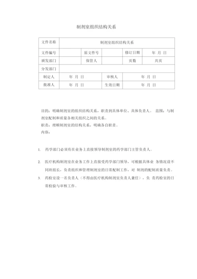 制剂室组织结构关系.docx