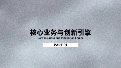 黑色简约风企业介绍PPT模板