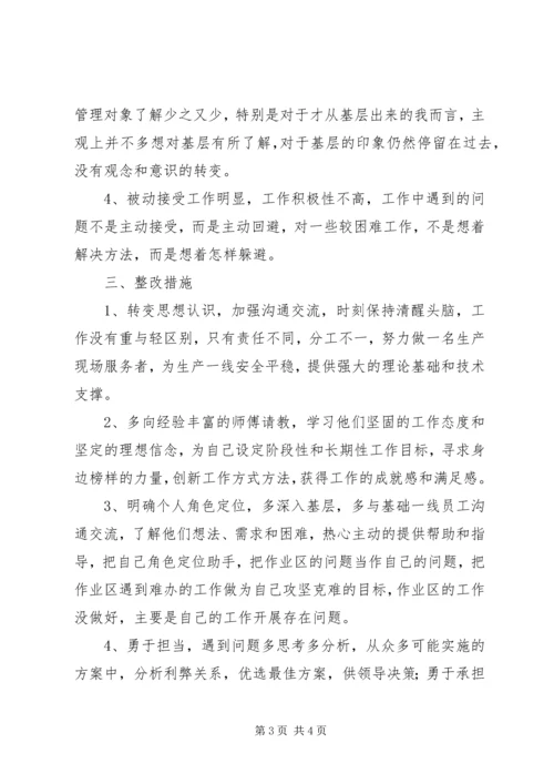 关于作风建设个人剖析材料.docx