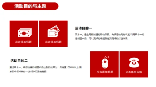 营销活动策划方案红色通用PPT模板