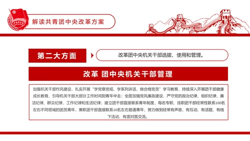 共青团中央改革方案学习教育党课PPT模板