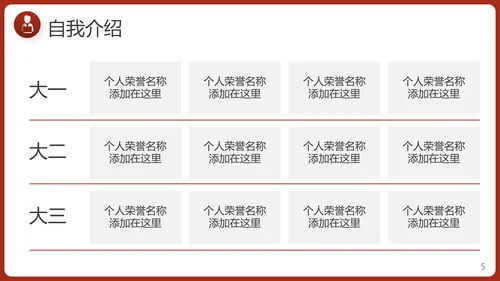 学生会竞选自我介绍PPT模板