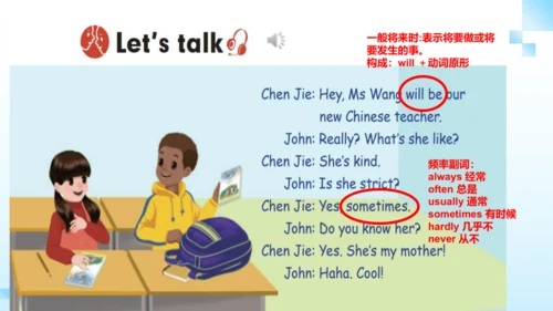 Unit1 What's he like? PartB  Let's talk&learn 课件(共