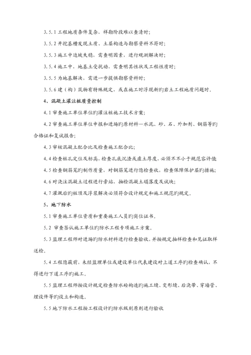 房建监理实施标准细则范本恒基.docx