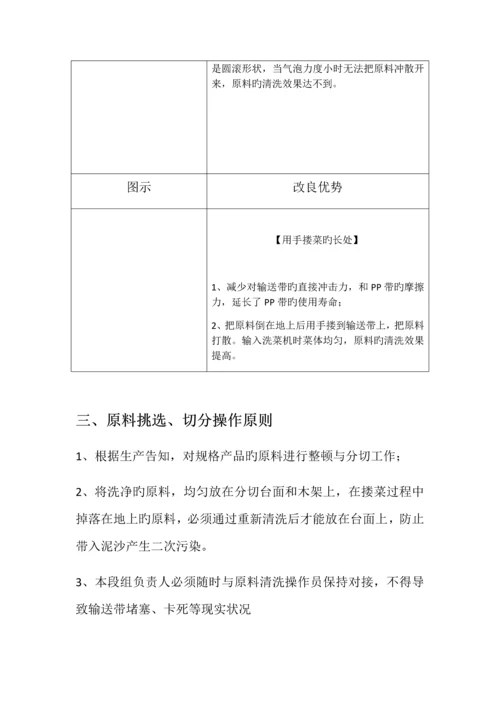 泡菜车间技工工艺流程.docx