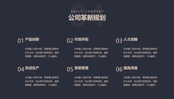 黑金创业融资商业计划书通用PPT母版