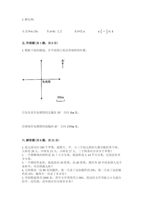 小升初六年级期末试卷【考点精练】.docx