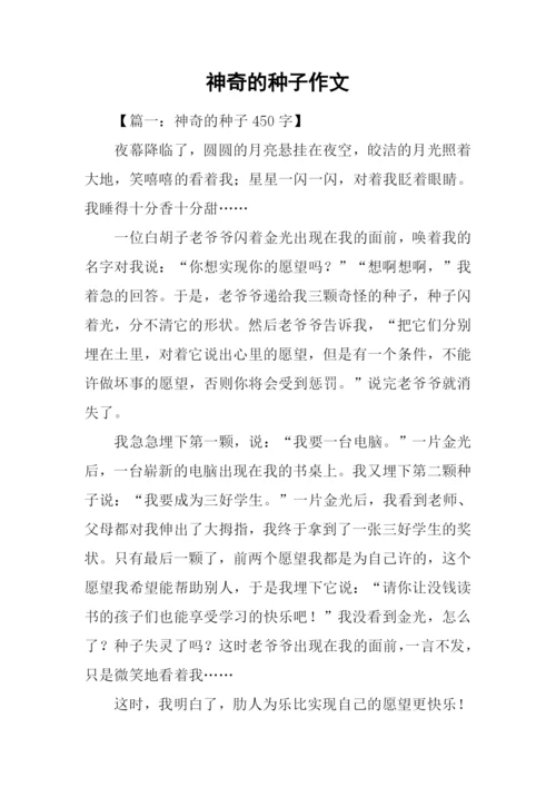 神奇的种子作文.docx