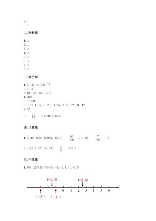 小升初六年级期末试卷（基础题）.docx