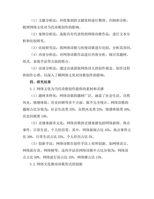 网络文化对当代诗歌创作的影响