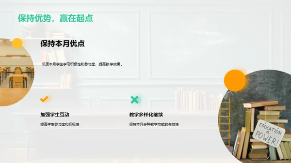 教学月度总结与展望