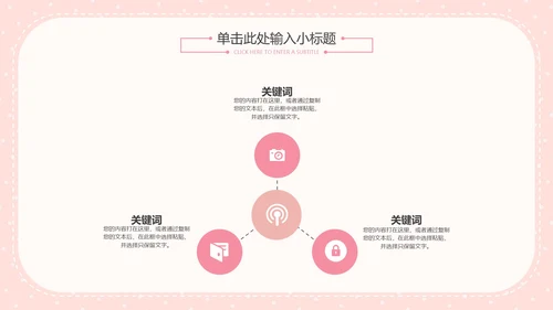 粉色简约女神节活动策划PPT模板