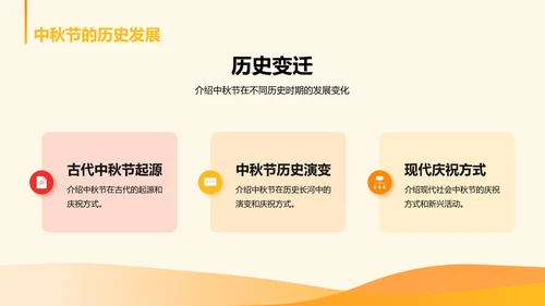 黄色喜庆节日中秋节文化交流活动PPT模板