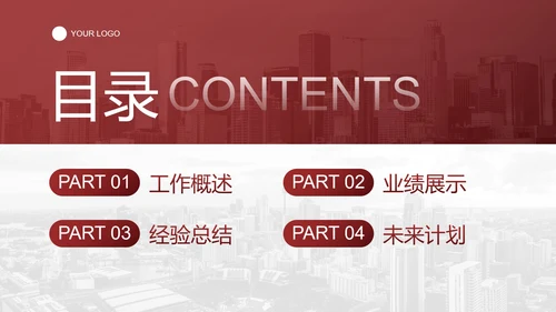 现代简约高级商务实景工作总结汇报PPT模板