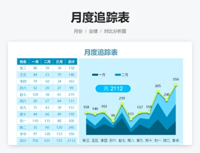 月度追踪表