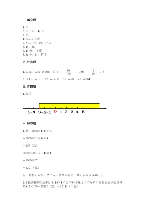 北师大版六年级下册数学 期末检测卷精品【夺冠系列】.docx