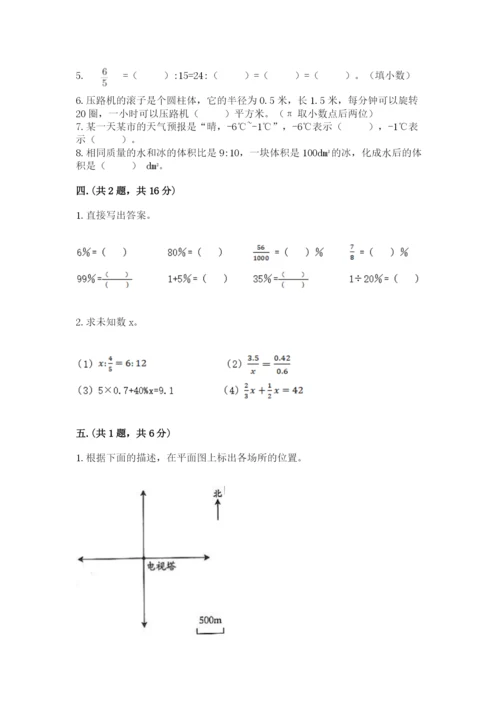 北师大版数学小升初模拟试卷（考点提分）.docx