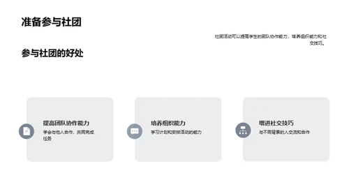 社团活动的启迪之路