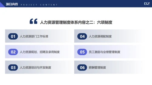 管理制度体系项目建议书管理通用PPT模板