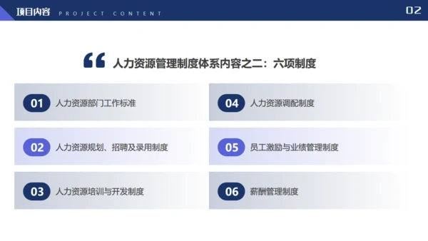 管理制度体系项目建议书管理通用PPT模板