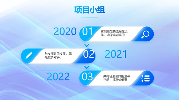 蓝色大气企业培训宣传年终总结PPT动态模板