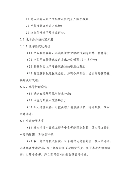 化学品中毒及灼伤应急救援预案.docx