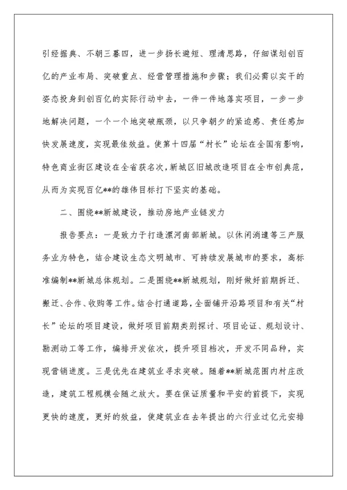 集团公司工作报告