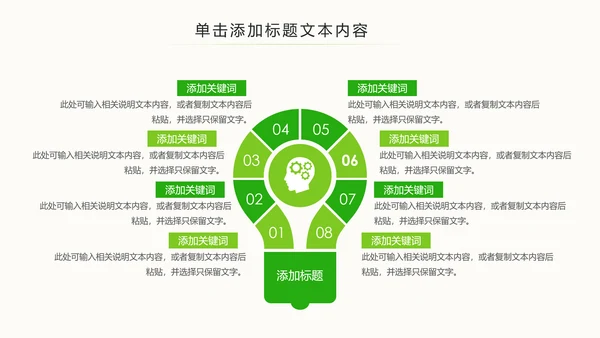 绿色简约眼睛保护视力保护眼科PPT模板